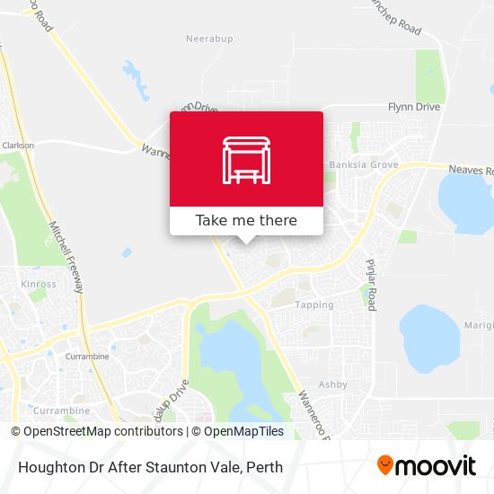 Houghton Dr After Staunton Vale map