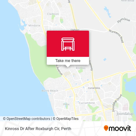 Mapa Kinross Dr After Roxburgh Cir