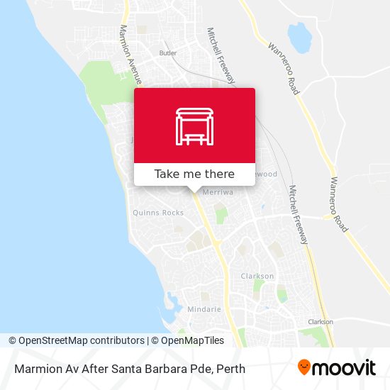 Marmion Av After Santa Barbara Pde map