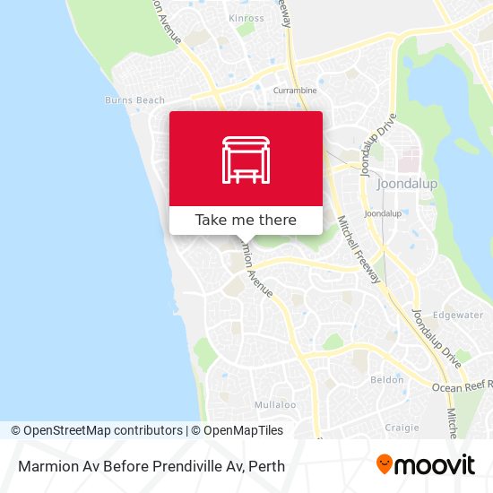 Marmion Av Before Prendiville Av map