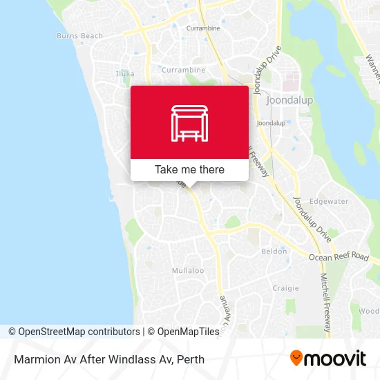 Mapa Marmion Av After Windlass Av