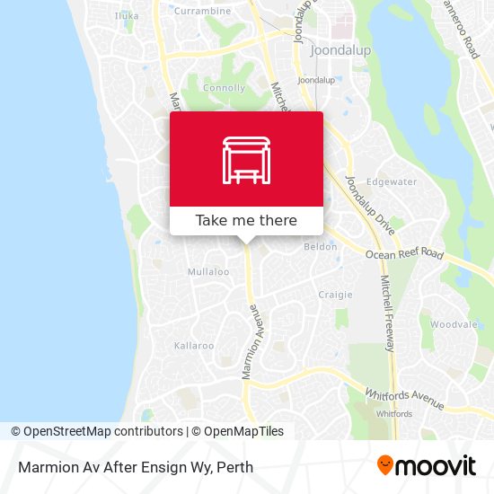 Marmion Av After Ensign Wy map