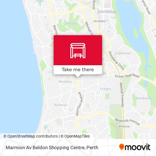 Marmion Av Beldon Shopping Centre map