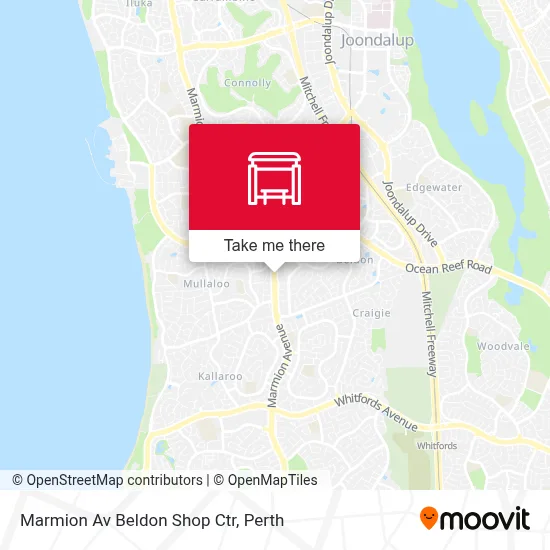 Mapa Marmion Av Beldon Shop Ctr