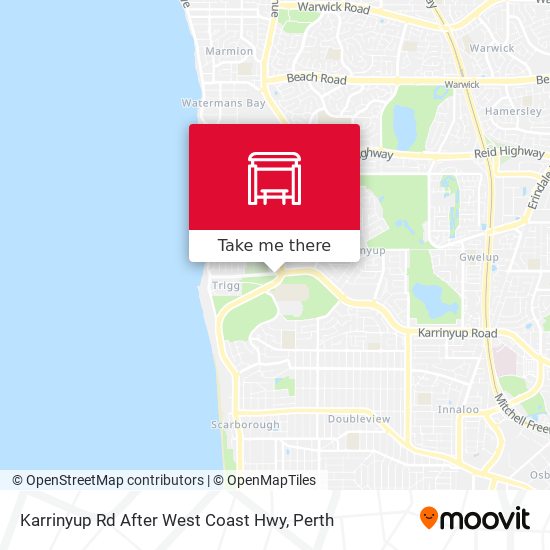 Mapa Karrinyup Rd After West Coast Hwy