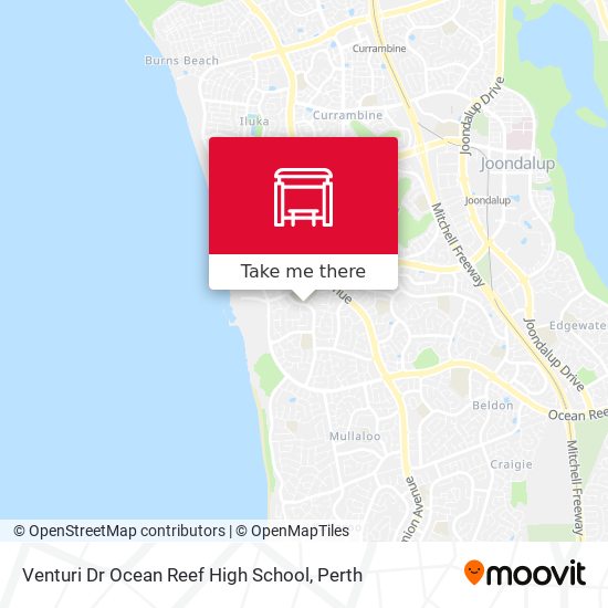 Venturi Dr Ocean Reef High School map