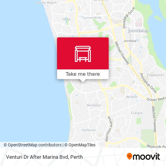 Venturi Dr After Marina Bvd map