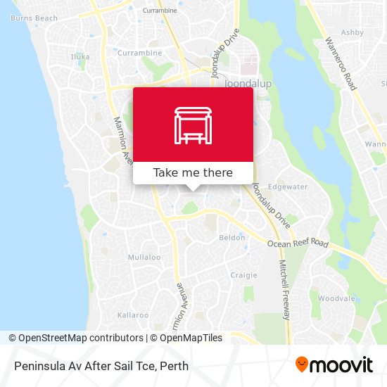 Peninsula Av After Sail Tce map