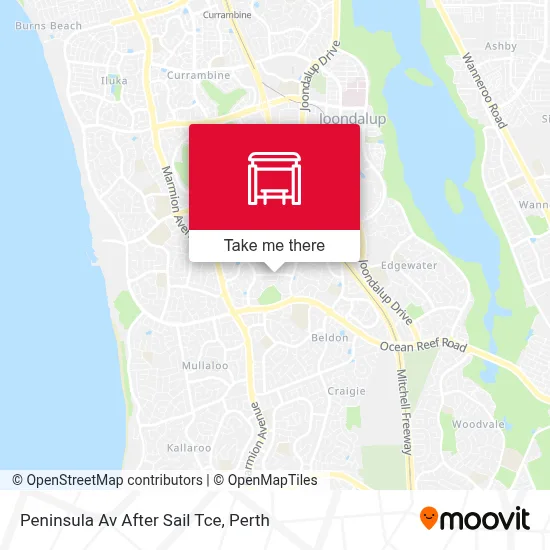 Mapa Peninsula Av After Sail Tce