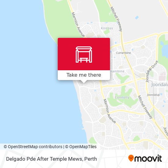 Delgado Pde After Temple Mews map