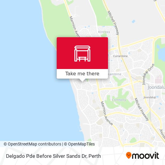 Delgado Pde Before Silver Sands Dr map