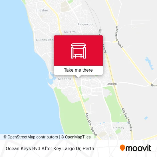 Mapa Ocean Keys Bvd After Key Largo Dr