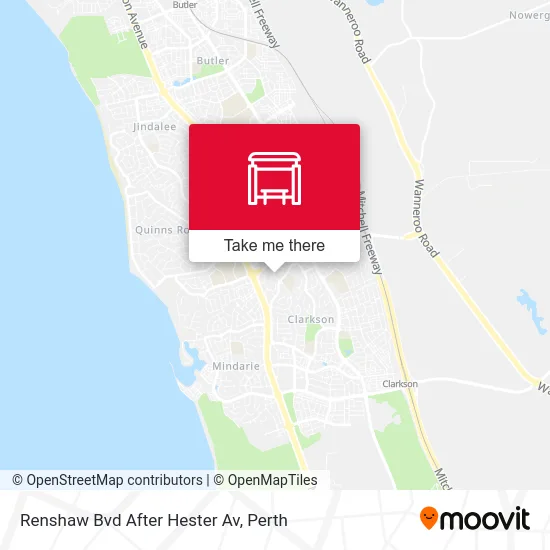 Mapa Renshaw Bvd After Hester Av