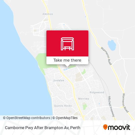 Camborne Pwy After Brampton Av map