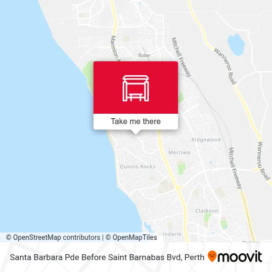 Mapa Santa Barbara Pde Before Saint Barnabas Bvd
