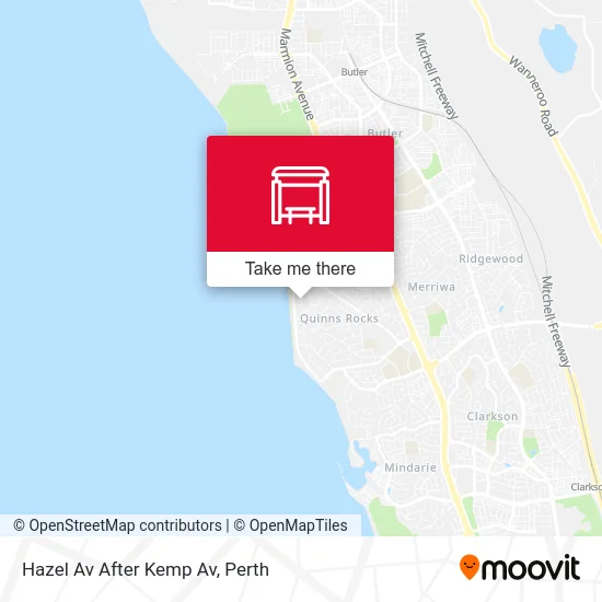 Mapa Hazel Av After Kemp Av