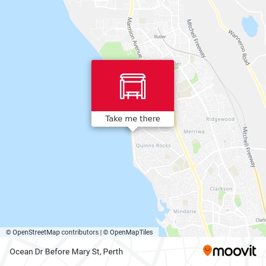 Ocean Dr Before Mary St map