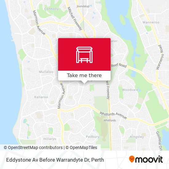 Eddystone Av Before Warrandyte Dr map
