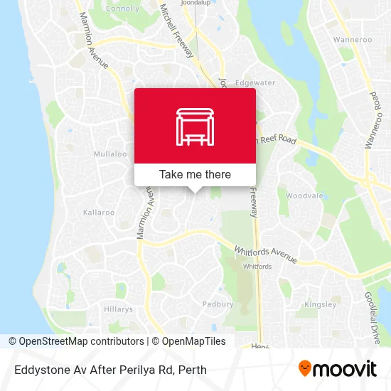 Mapa Eddystone Av After Perilya Rd