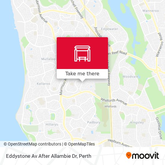 Eddystone Av After Allambie Dr map