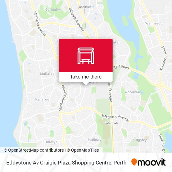 Eddystone Av Craigie Plaza Shopping Centre map