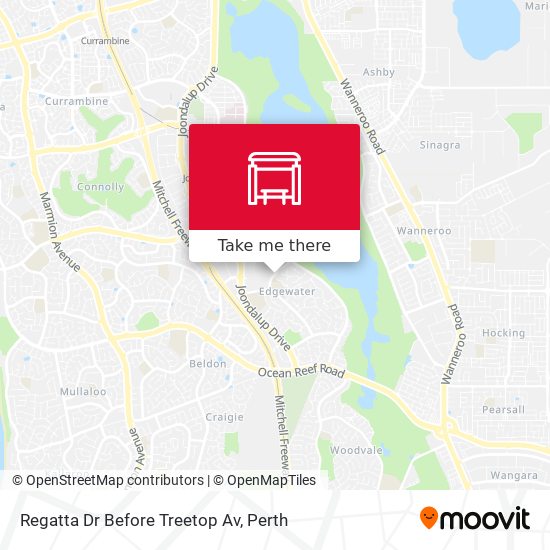 Regatta Dr Before Treetop Av map