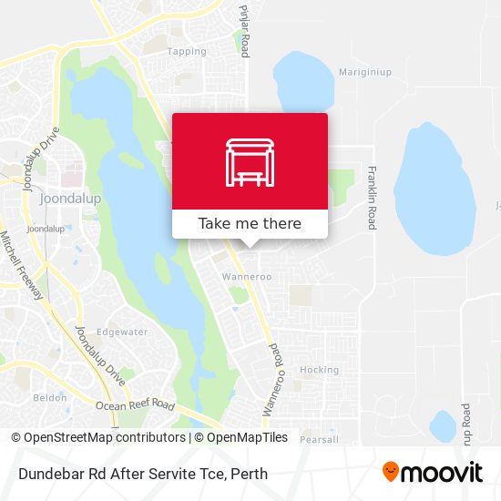 Dundebar Rd After Servite Tce map