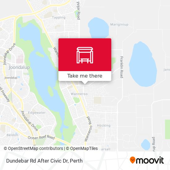 Dundebar Rd After Civic Dr map