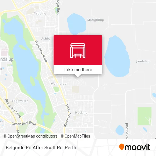 Mapa Belgrade Rd After Scott Rd