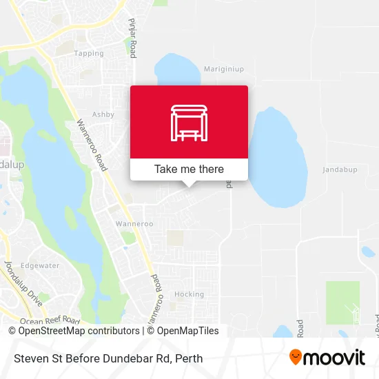 Mapa Steven St Before Dundebar Rd