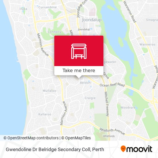 Gwendoline Dr Belridge Secondary Coll map