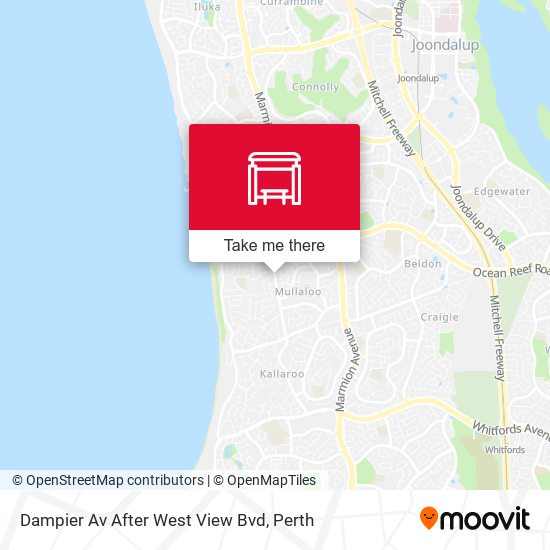 Dampier Av After West View Bvd map