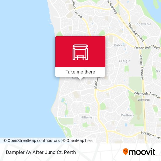 Dampier Av After Juno Ct map