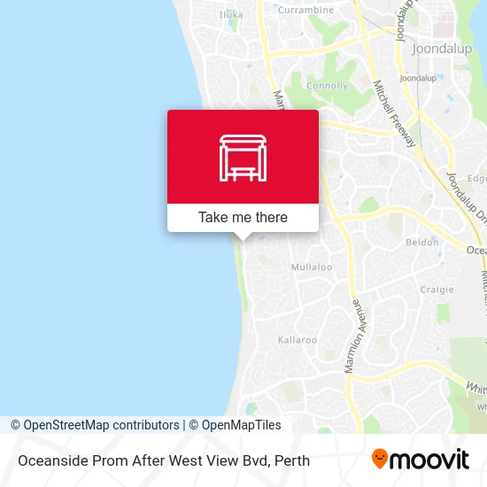 Mapa Oceanside Prom After West View Bvd