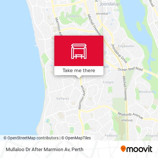 Mullaloo Dr After Marmion Av map