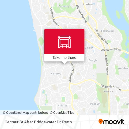 Centaur St After Bridgewater Dr map