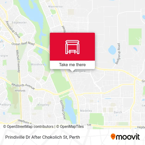 Mapa Prindiville Dr After Chokolich St