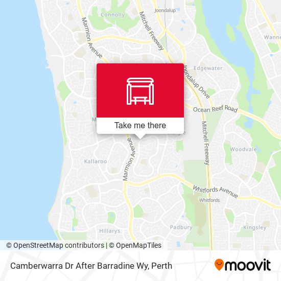 Camberwarra Dr After Barradine Wy map