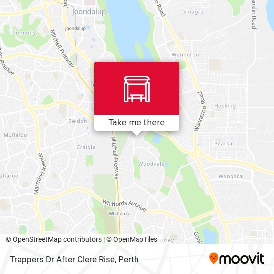 Trappers Dr After Clere Rise map