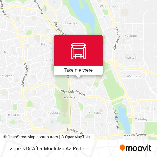 Mapa Trappers Dr After Montclair Av