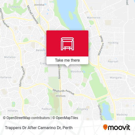 Trappers Dr After Camarino Dr map