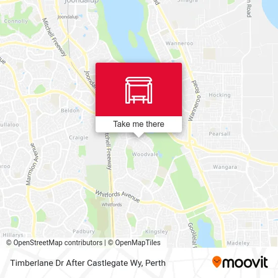 Mapa Timberlane Dr After Castlegate Wy