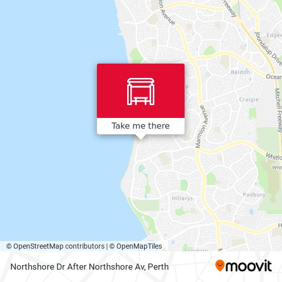 Northshore Dr After Northshore Av map