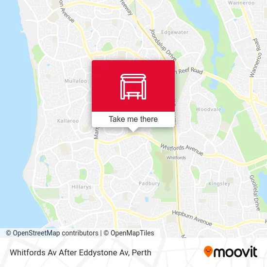 Mapa Whitfords Av After Eddystone Av