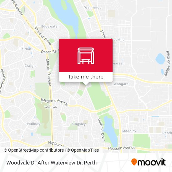 Woodvale Dr After Waterview Dr map