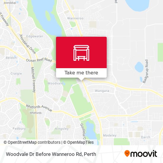 Woodvale Dr Before Wanneroo Rd map