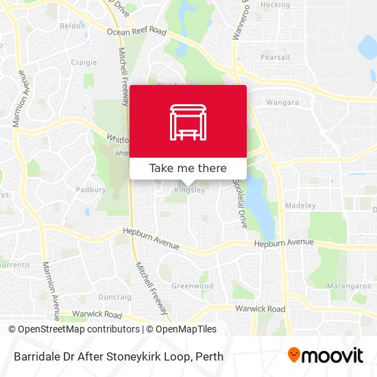 Barridale Dr After Stoneykirk Loop map