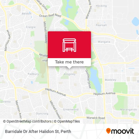 Barridale Dr After Halidon St map