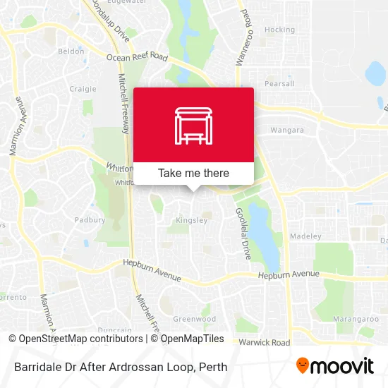 Mapa Barridale Dr After Ardrossan Loop