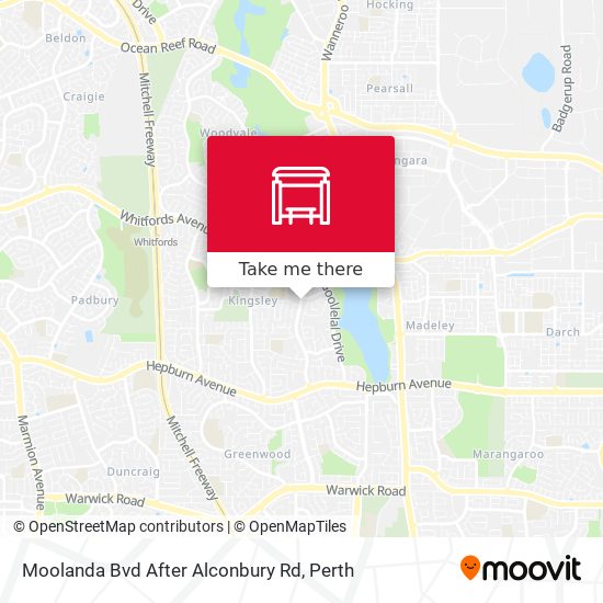 Moolanda Bvd After Alconbury Rd map